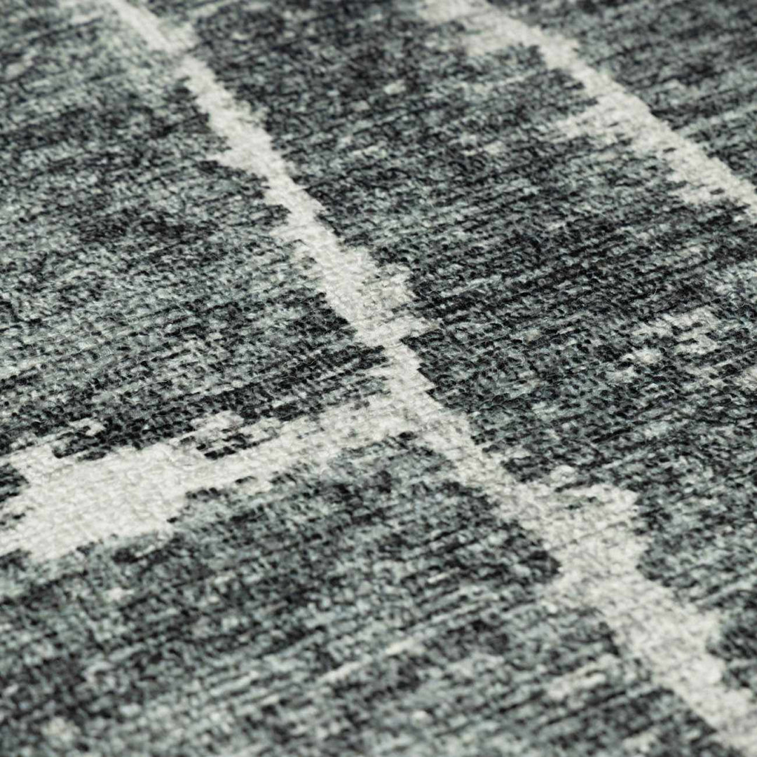 Breyon Modern Abstract Charcoal Hand Tufted Area Rug - The Rug Decor