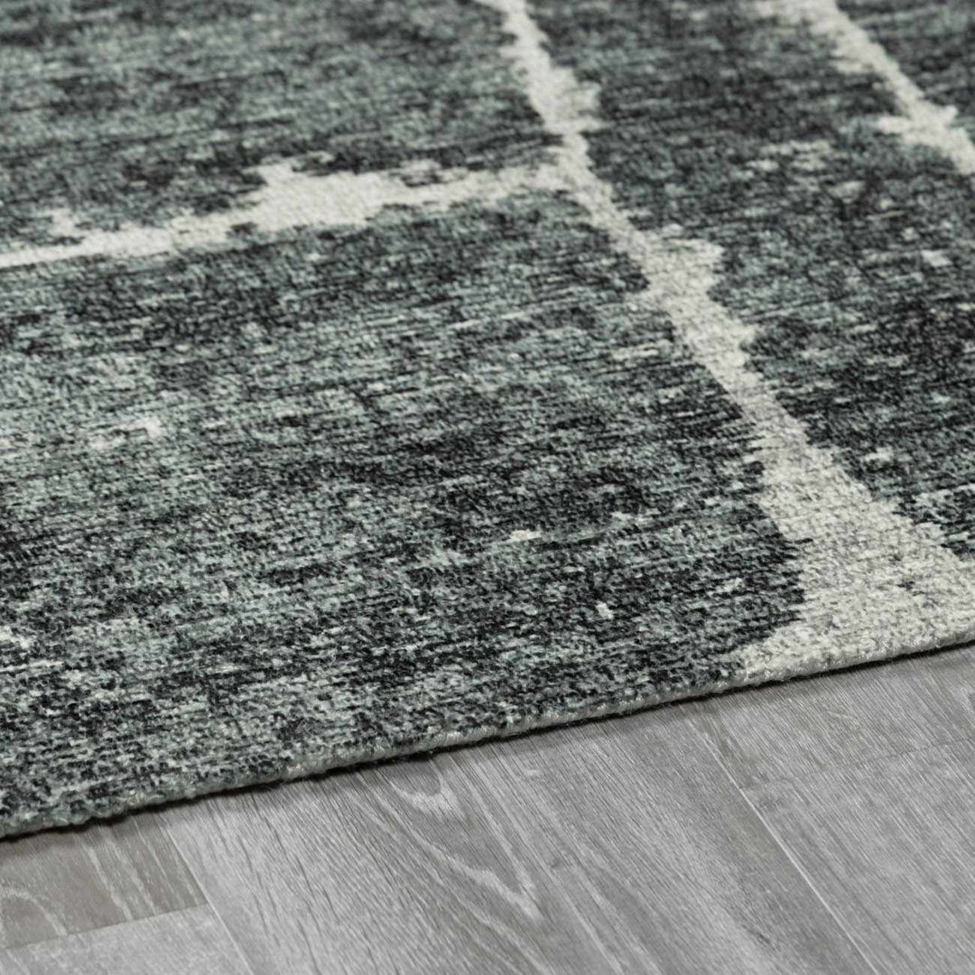 Breyon Modern Abstract Charcoal Hand Tufted Area Rug - The Rug Decor