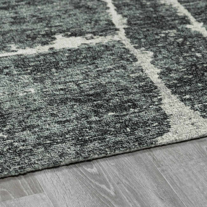 Breyon Modern Abstract Charcoal Hand Tufted Area Rug - The Rug Decor
