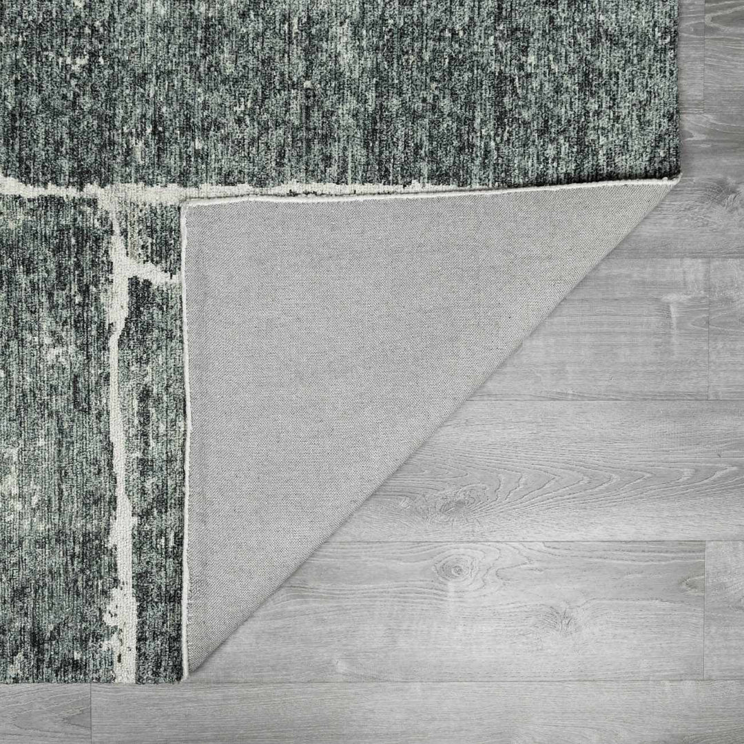 Breyon Modern Abstract Charcoal Hand Tufted Area Rug - The Rug Decor