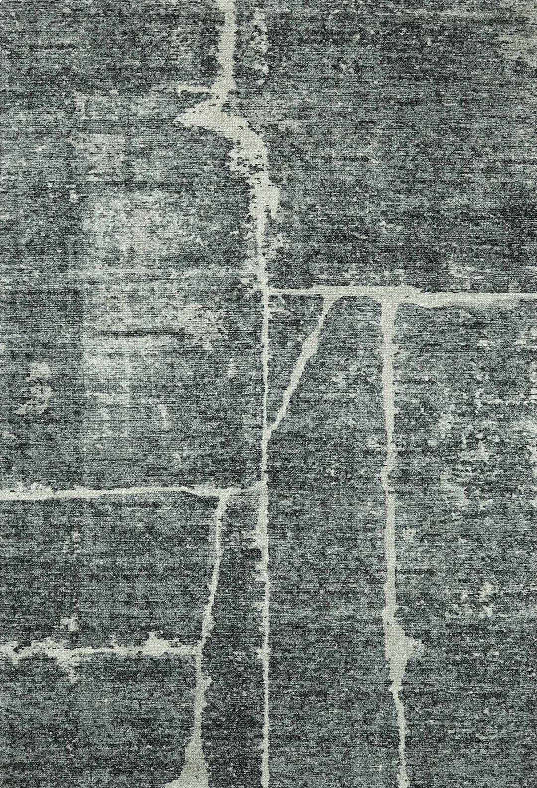 Breyon Modern Abstract Charcoal Hand Tufted Area Rug - The Rug Decor