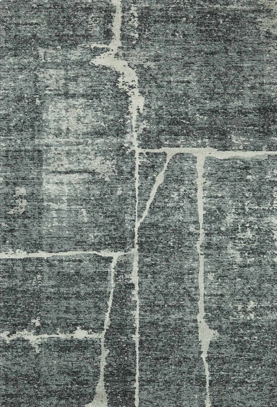 Breyon Modern Abstract Charcoal Hand Tufted Area Rug - The Rug Decor