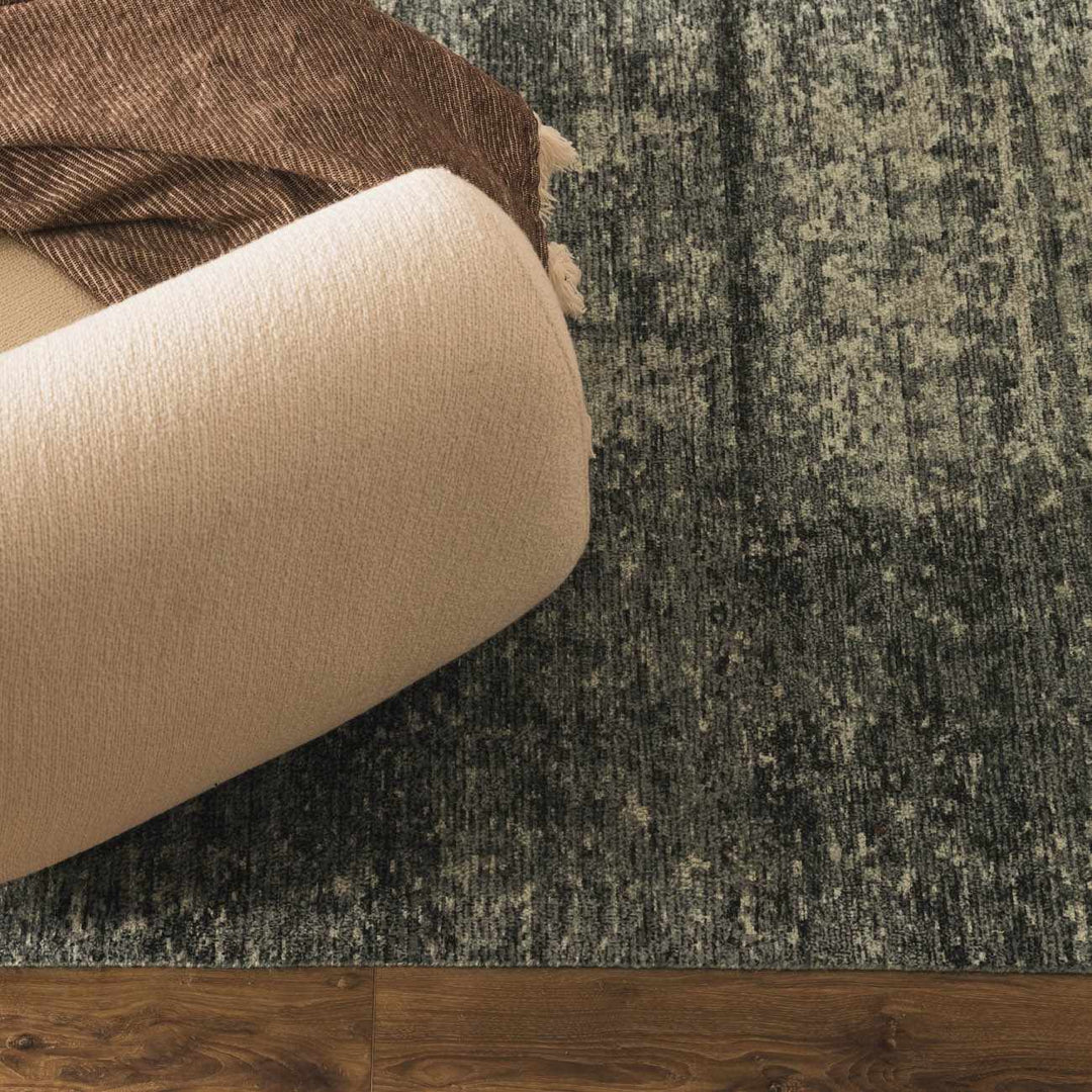 Breyon Modern Abstract Charcoal Hand Tufted Area Rug - The Rug Decor