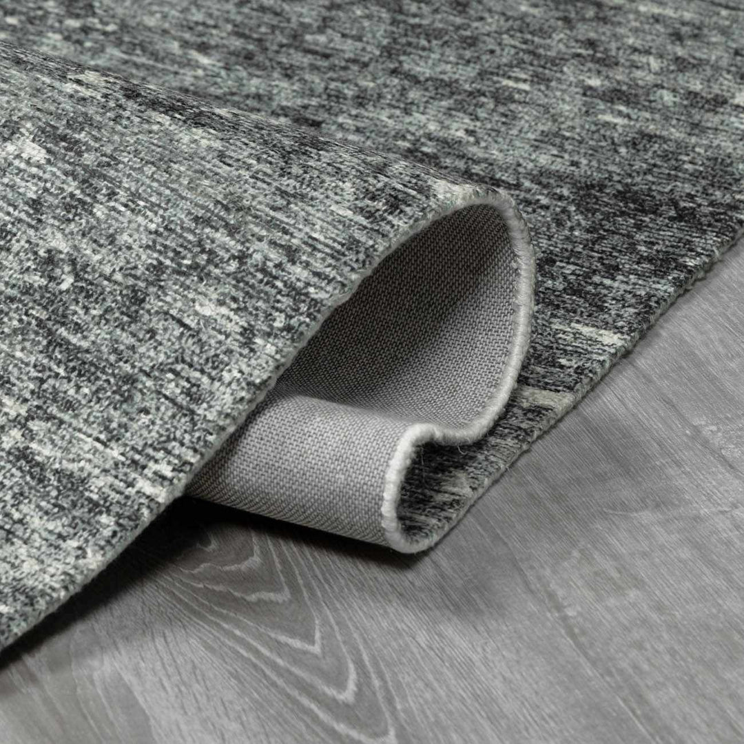 Breyon Modern Abstract Charcoal Hand Tufted Area Rug - The Rug Decor