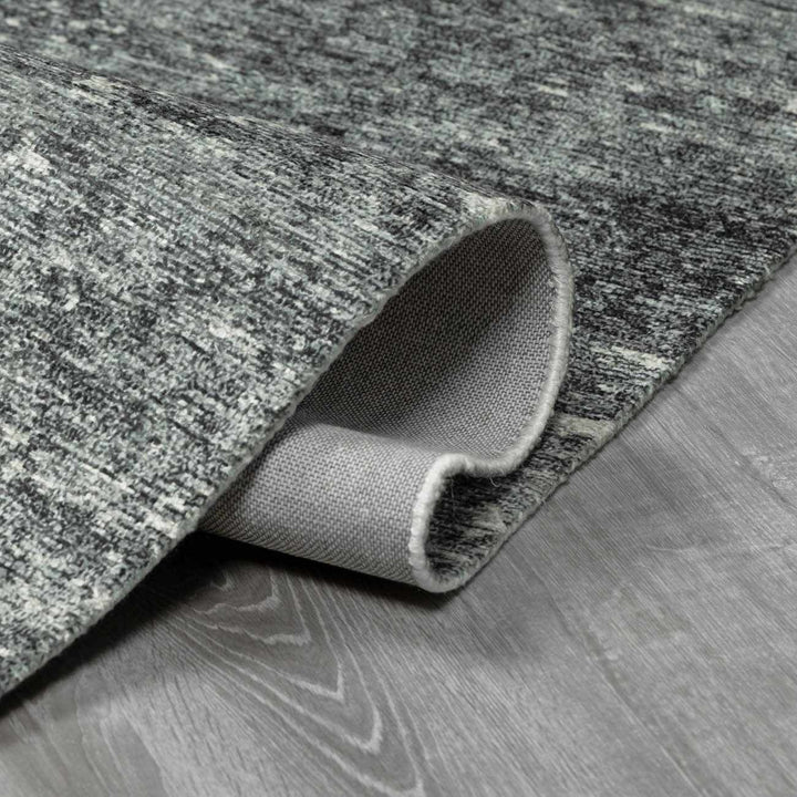 Breyon Modern Abstract Charcoal Hand Tufted Area Rug - The Rug Decor
