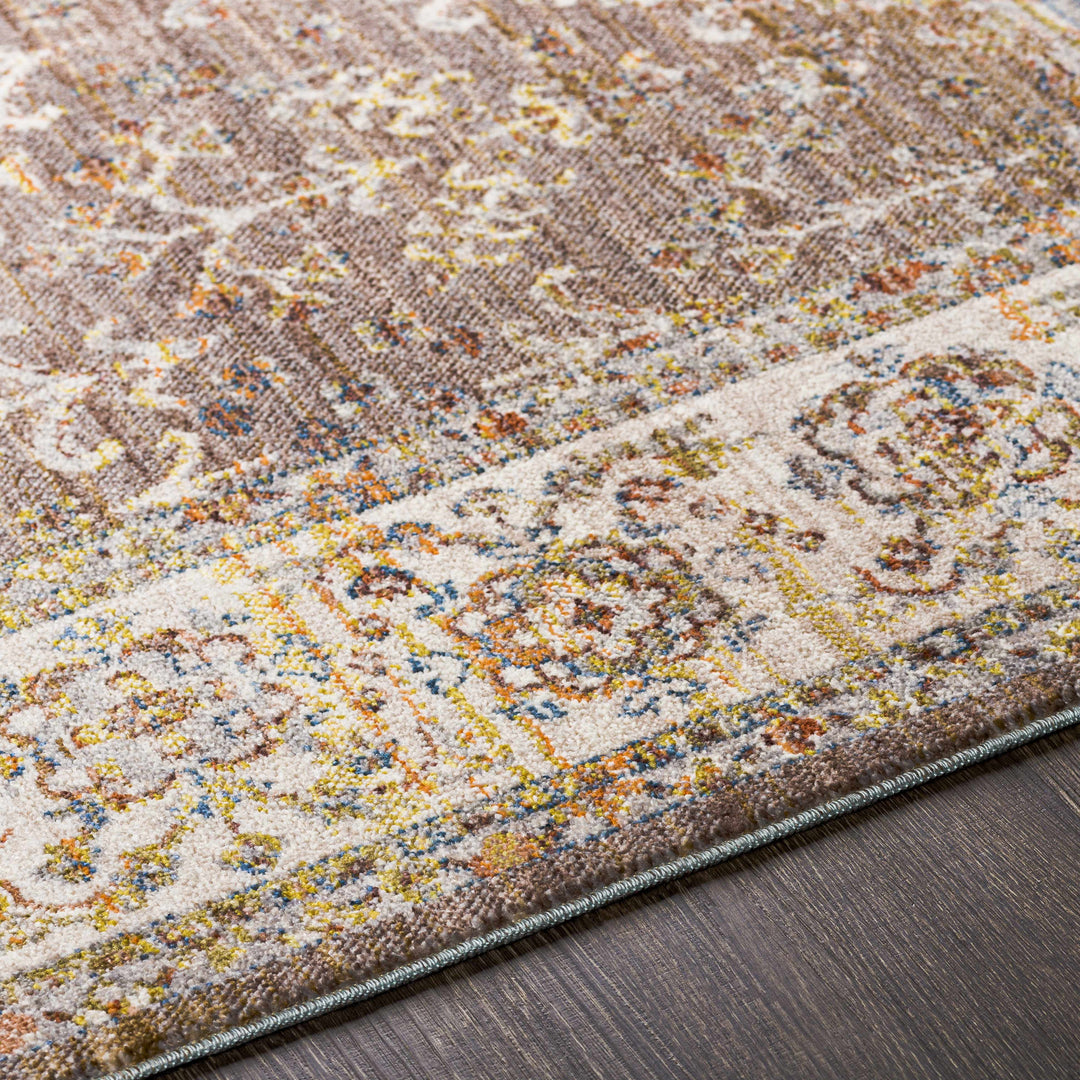 Bourget Rust And Ivory Traditional Style Area Rug