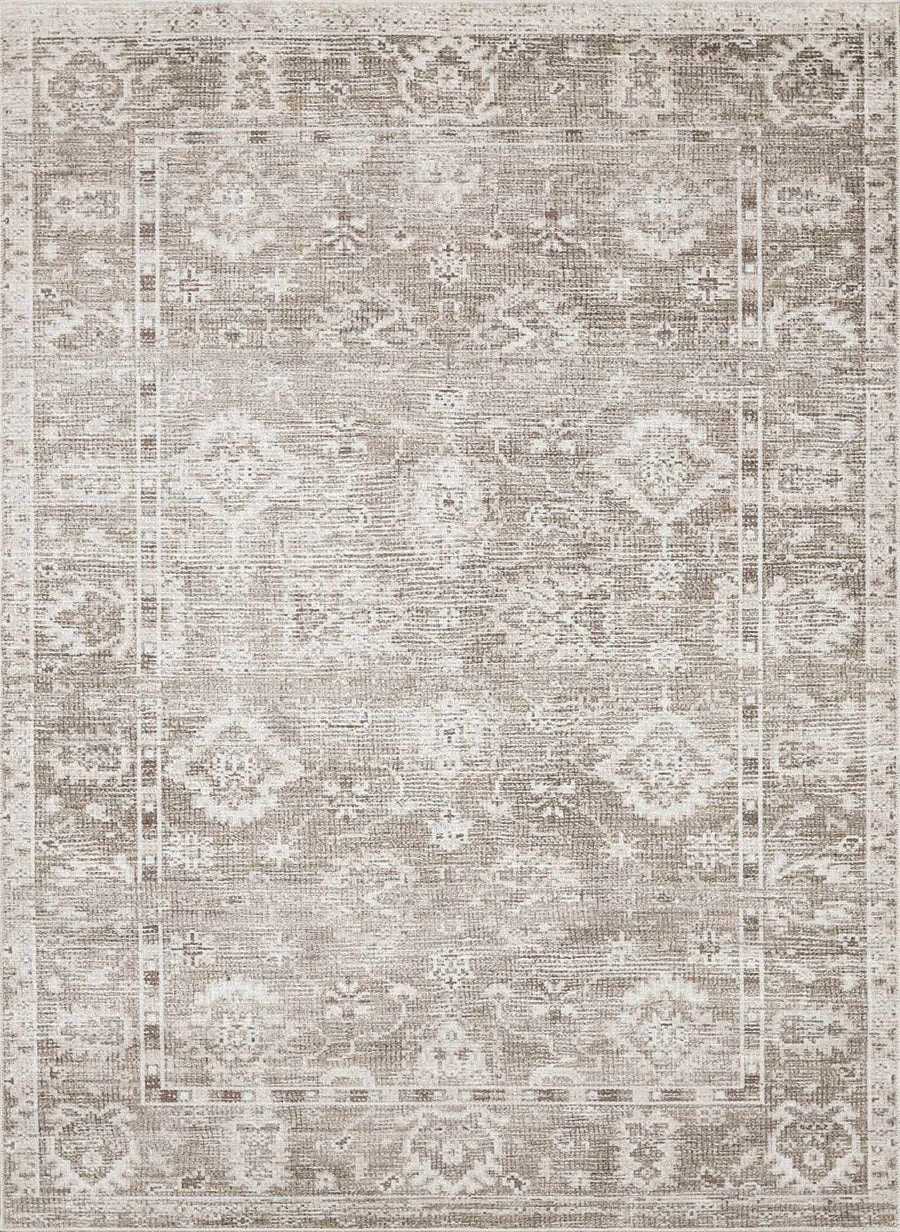 Bricen Traditional Oushak Design Brown Area Rug - The Rug Decor