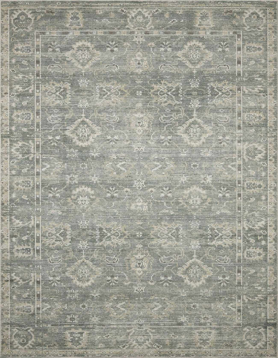 Bricen Traditional Oushak Design Gray Area Rug - The Rug Decor
