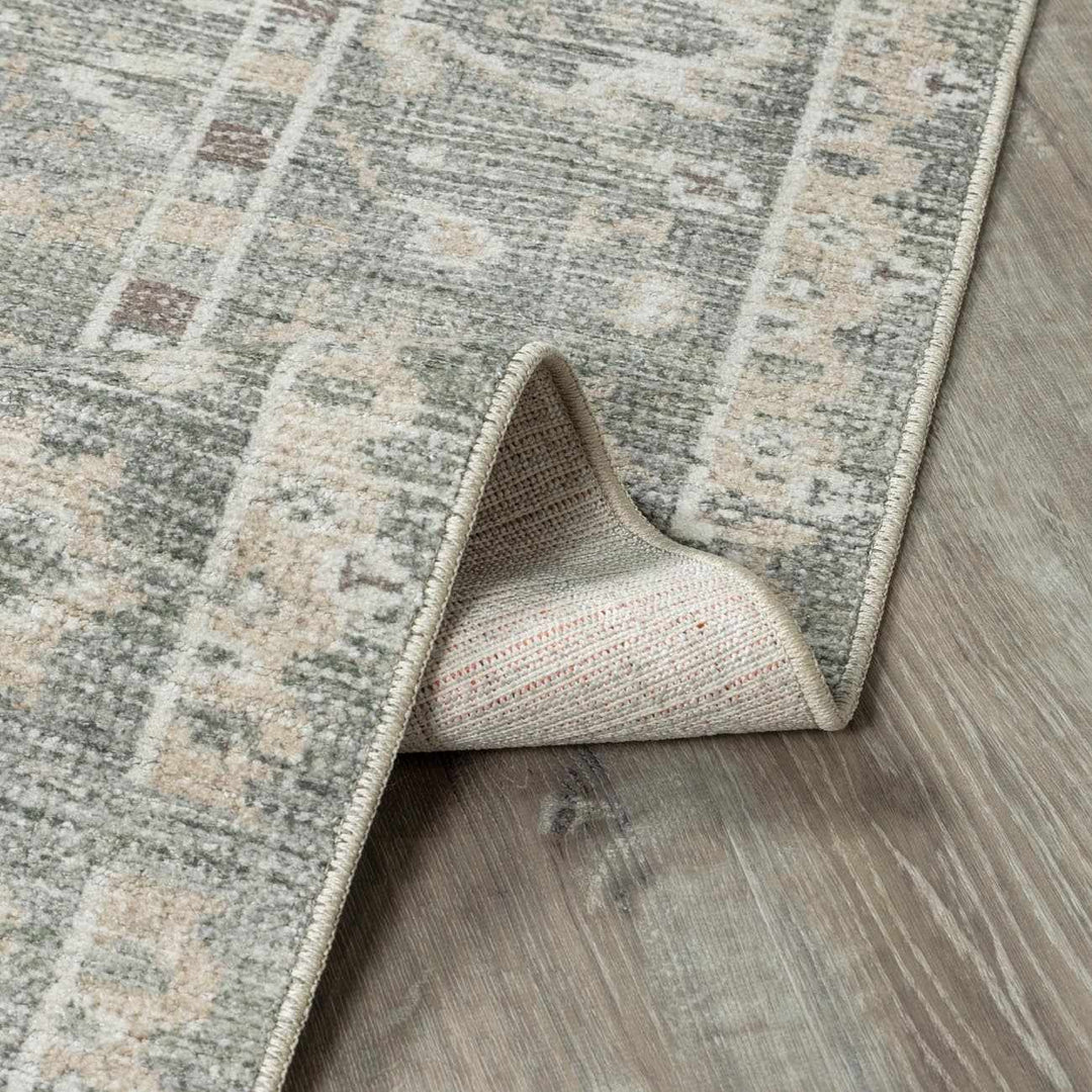 Bricen Traditional Oushak Design Gray Area Rug - The Rug Decor