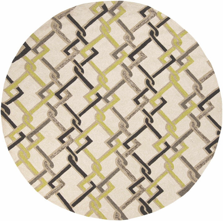 Brilliant Contemporary Geometrical Beige Area Rug - The Rug Decor