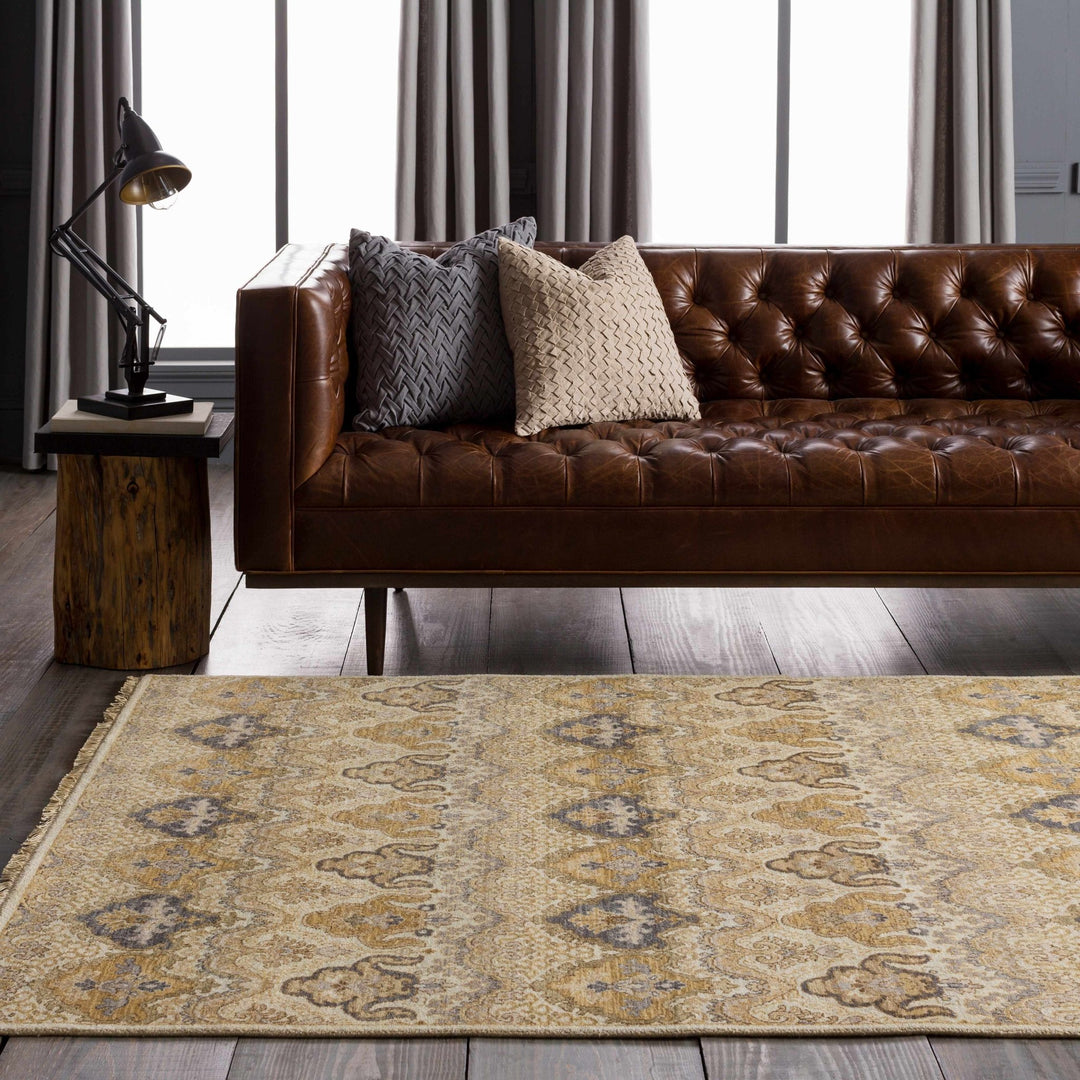 Brimson Traditional Beige And Brown Area Rug - The Rug Decor