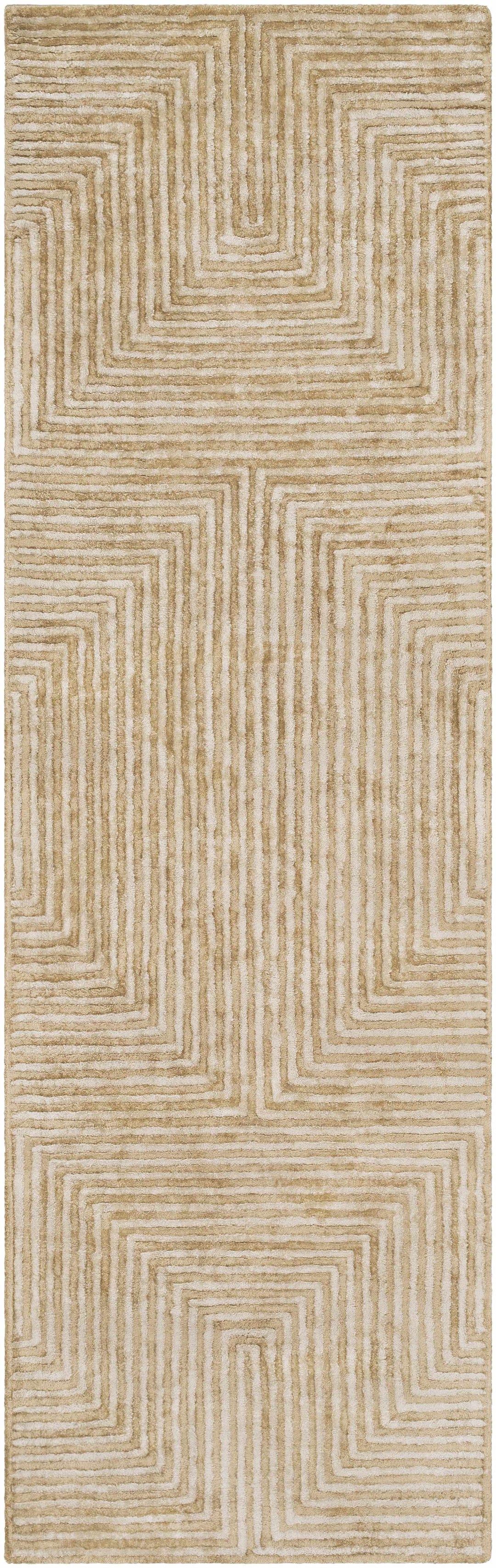 Brinktown Modern Style Beige Hand Tufted Area Rug