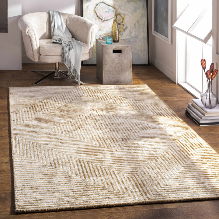 Brinktown Modern Style Beige Hand Tufted Area Rug - The Rug Decor