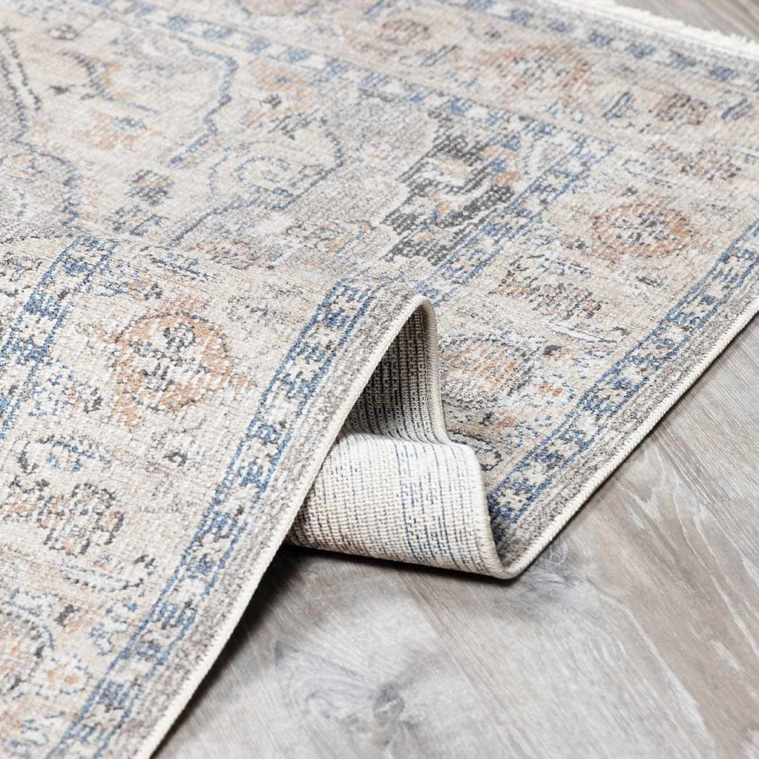Brocky Traditional Style Grey And Ivory Area Rug - The Rug Decor
