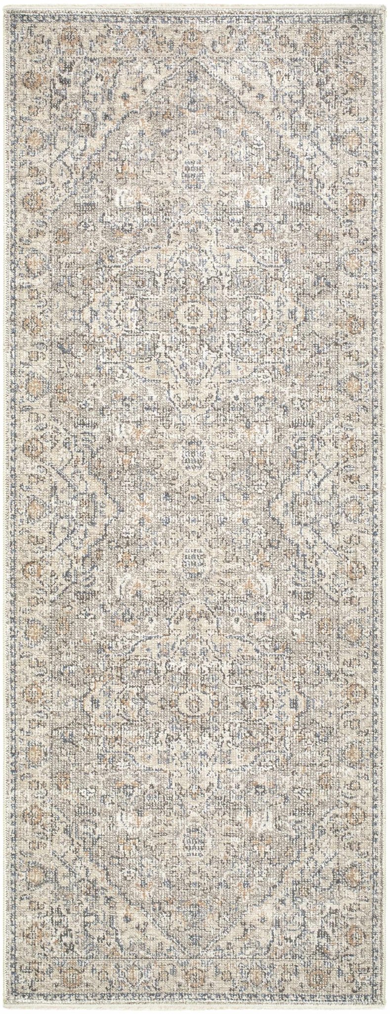 Brocky Traditional Style Grey And Ivory Area Rug - The Rug Decor
