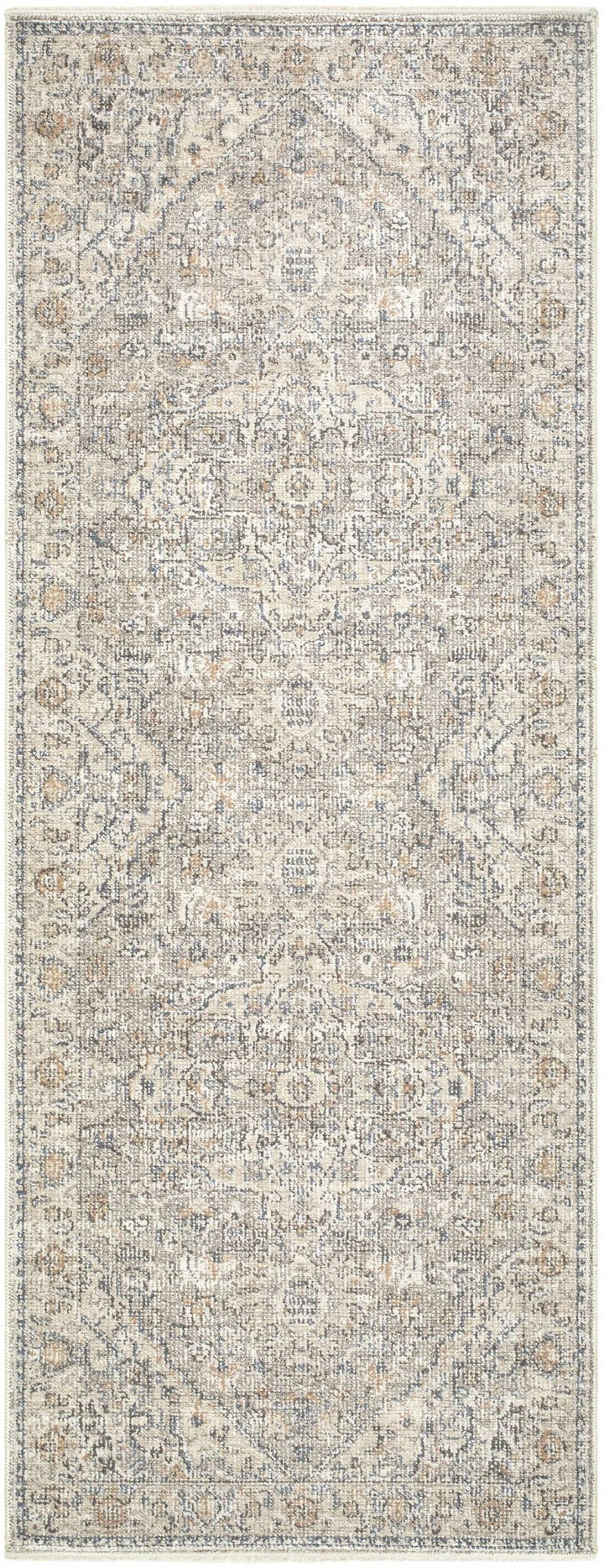 Brocky Traditional Style Grey And Ivory Area Rug - The Rug Decor