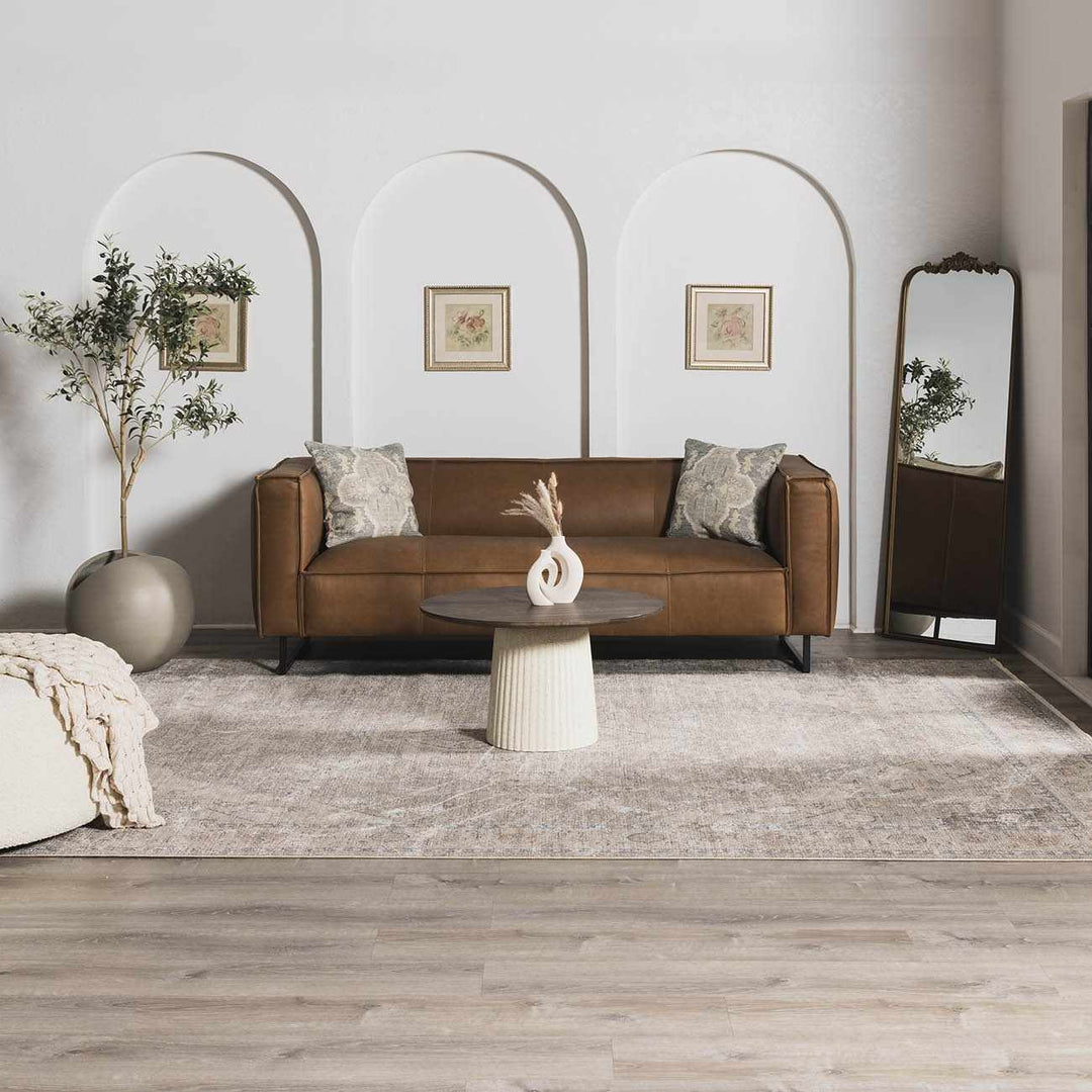 Brocky Traditional Style Grey And Ivory Area Rug - The Rug Decor