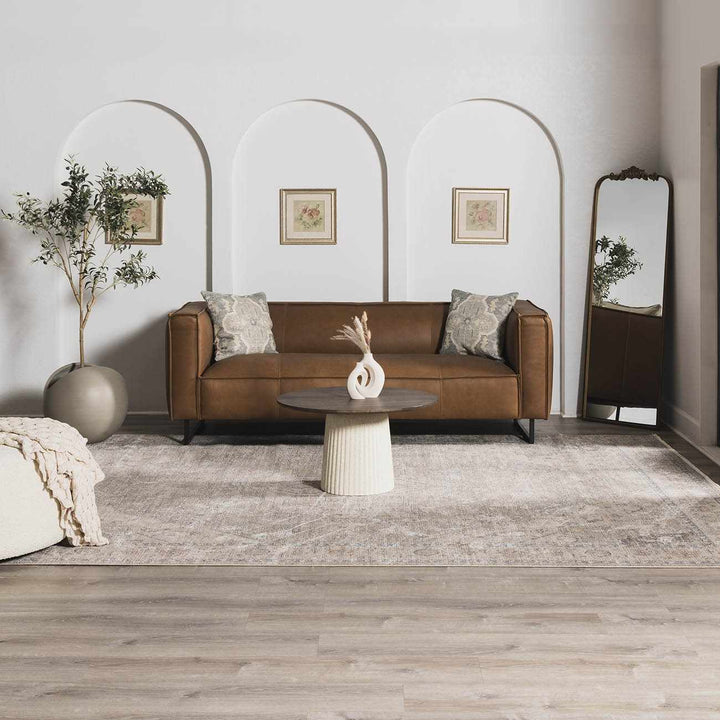 Brocky Traditional Style Grey And Ivory Area Rug - The Rug Decor