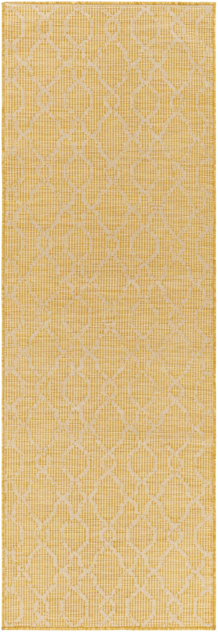 Brocton Mustard Modern Style Outdoor Area Rug - The Rug Decor