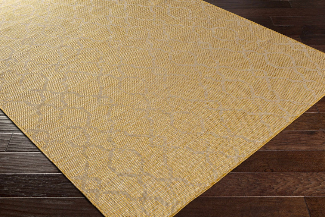 Brocton Mustard Modern Style Outdoor Area Rug - The Rug Decor