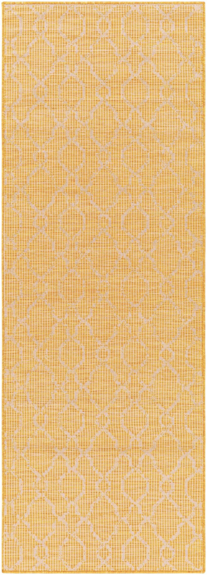 Brocton Mustard Modern Style Outdoor Area Rug - The Rug Decor