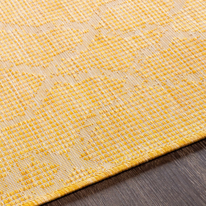 Brocton Mustard Modern Style Outdoor Area Rug - The Rug Decor