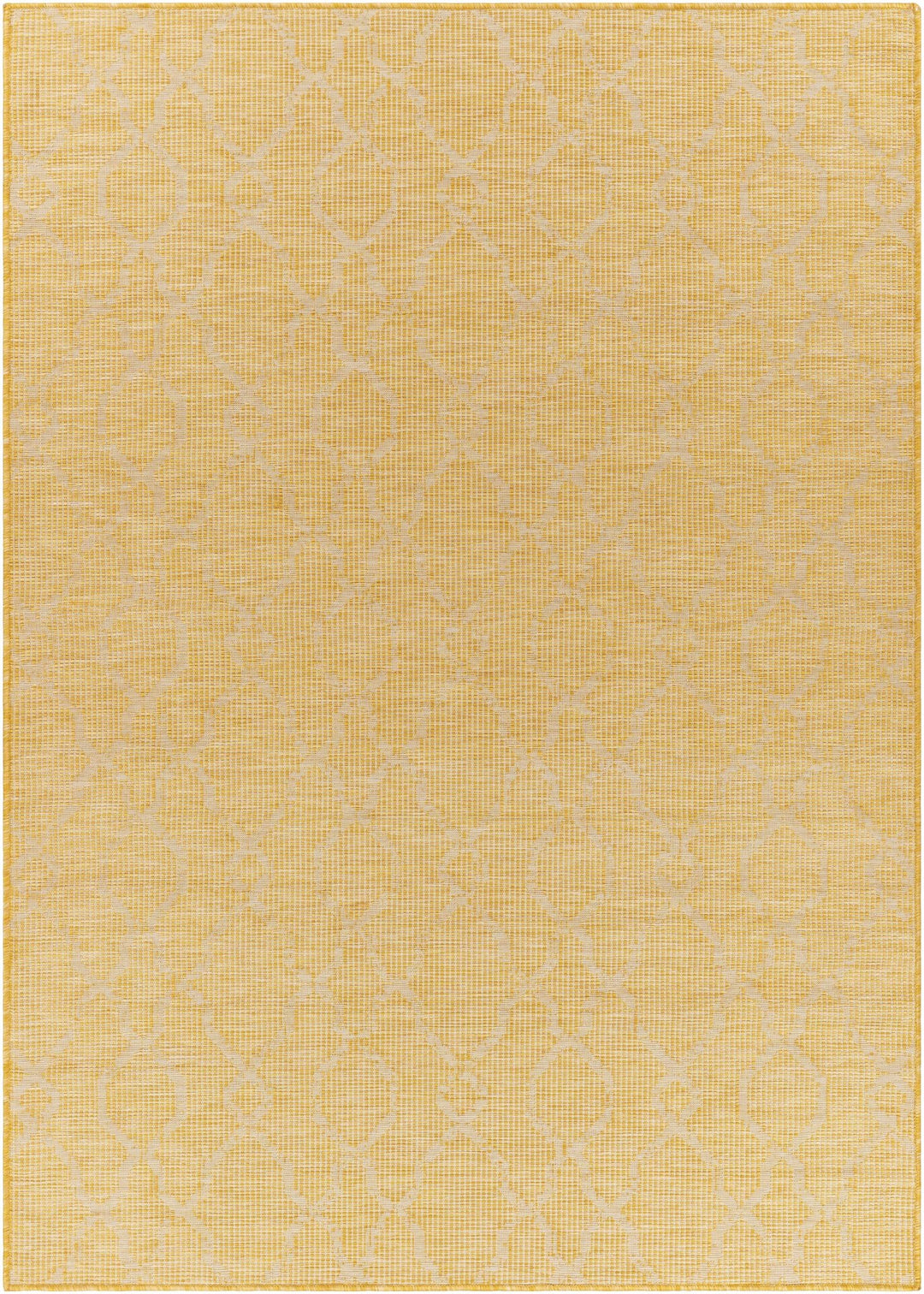 Brocton Mustard Modern Style Outdoor Area Rug - The Rug Decor