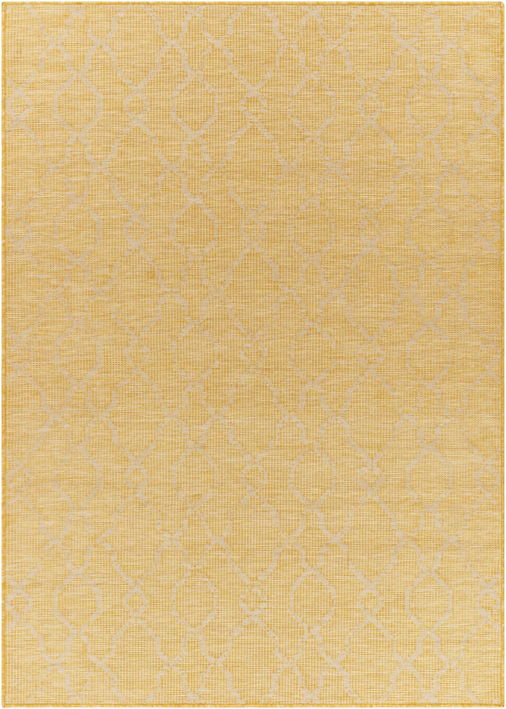 Brocton Mustard Modern Style Outdoor Area Rug - The Rug Decor
