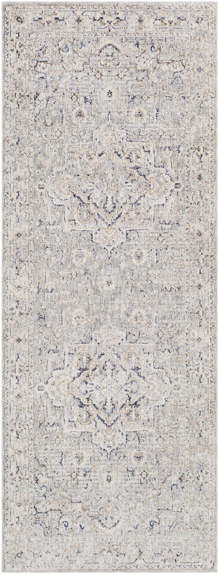 Brodhead Gray Traditional Style Area Rug