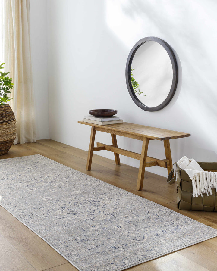 Brodhead Gray Traditional Style Area Rug