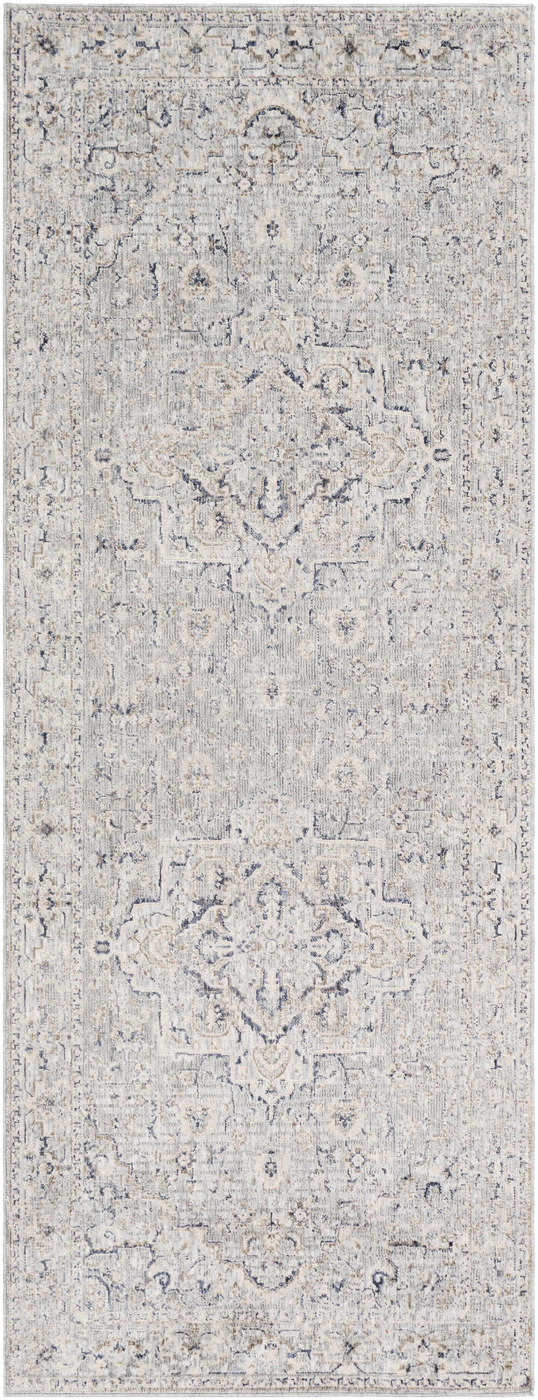 Brodhead Gray Traditional Style Area Rug