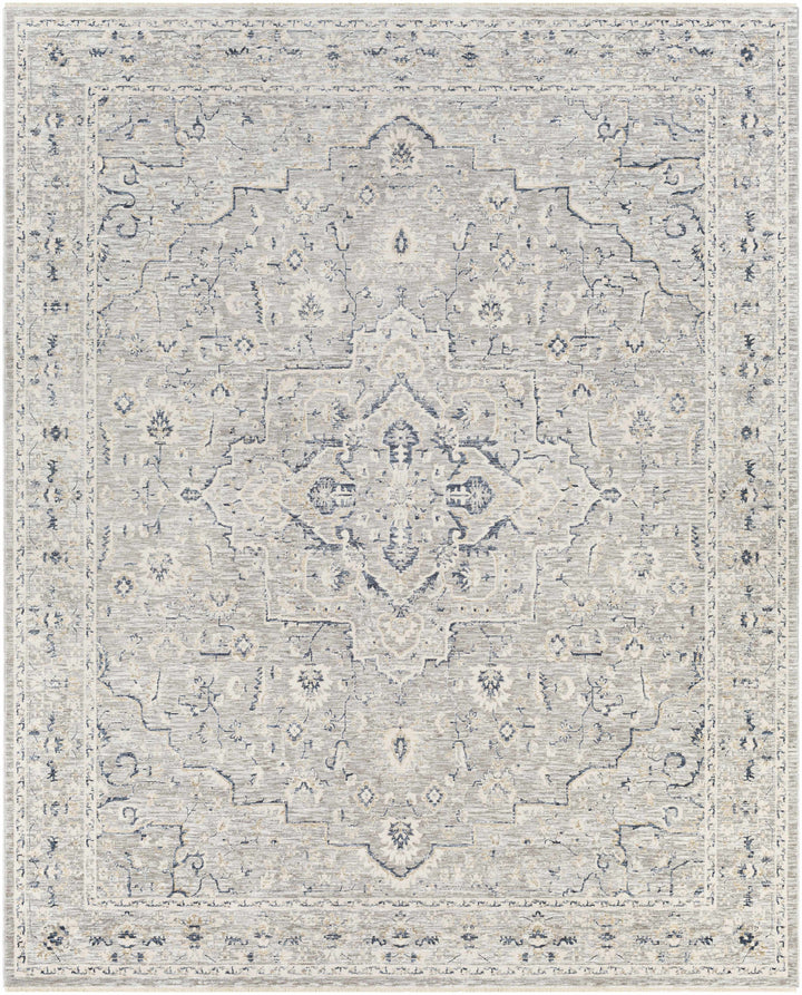 Brodhead Gray Traditional Style Area Rug