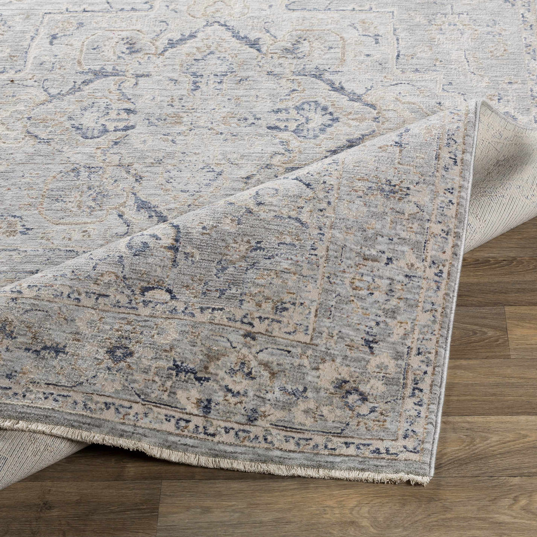 Brodhead Gray Traditional Style Area Rug