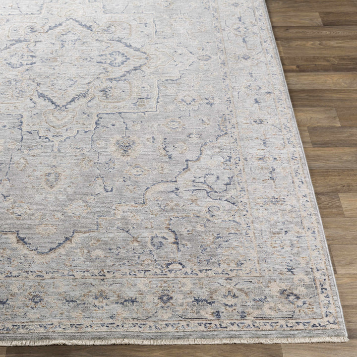 Brodhead Gray Traditional Style Area Rug