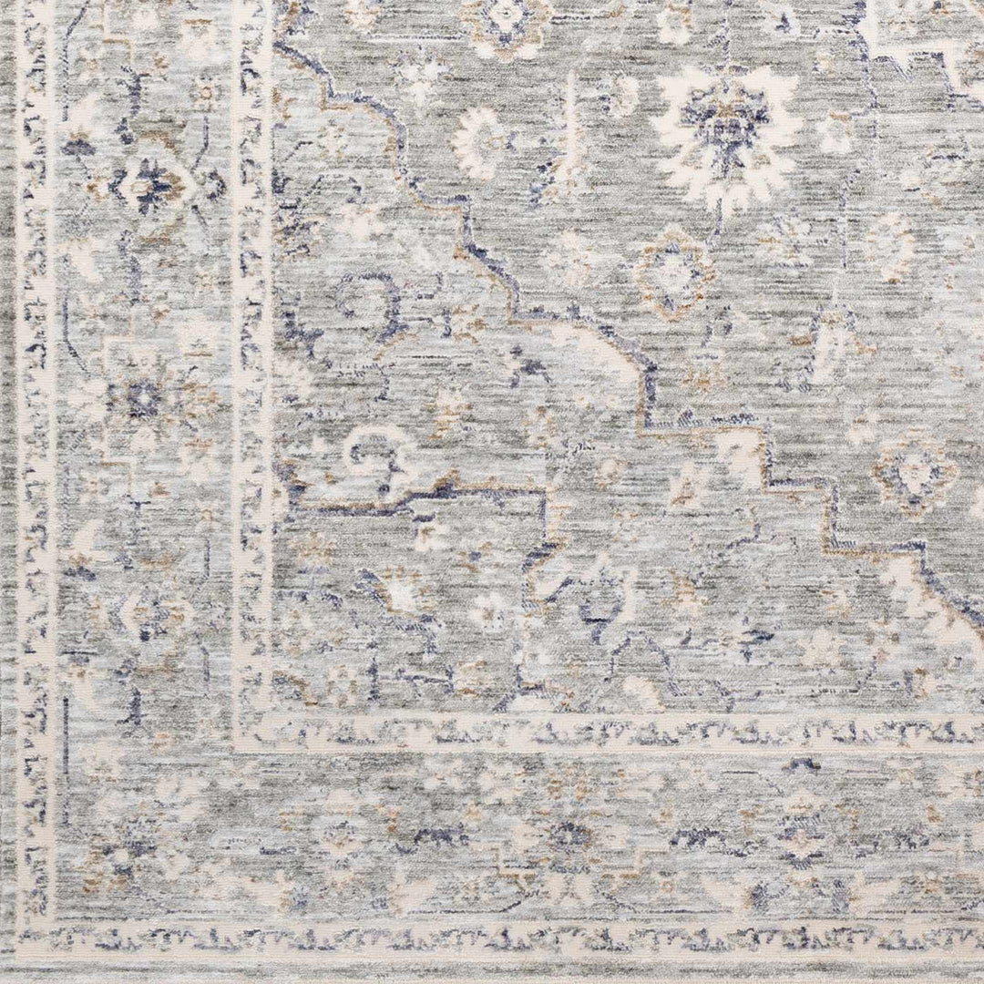 Brodhead Gray Traditional Style Area Rug