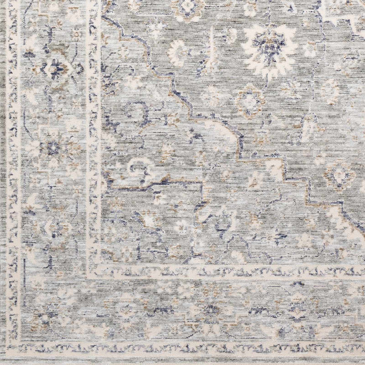 Brodhead Gray Traditional Style Area Rug