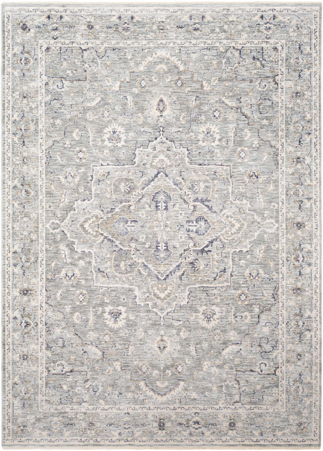 Brodhead Gray Traditional Style Area Rug - The Rug Decor