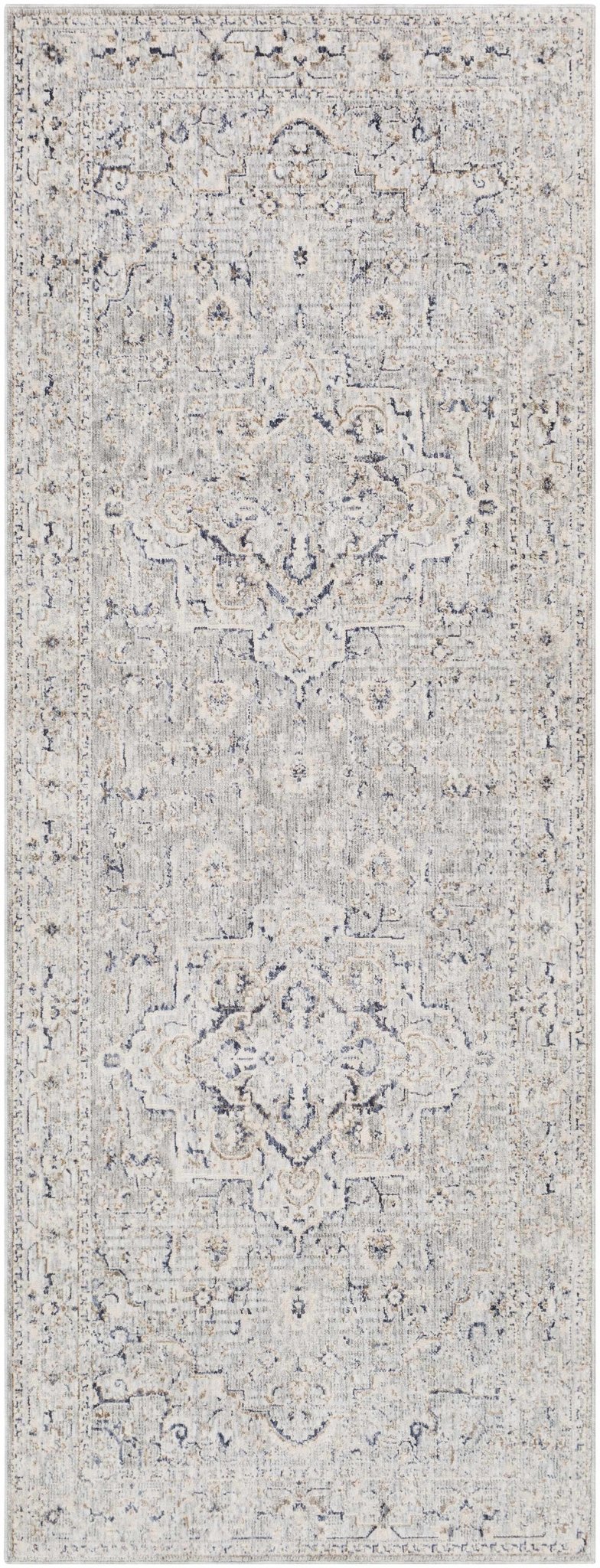 Brodhead Gray Traditional Style Area Rug - The Rug Decor
