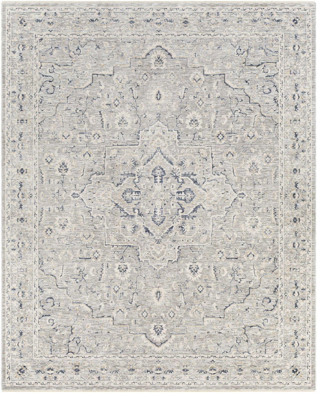 Brodhead Gray Traditional Style Area Rug - The Rug Decor