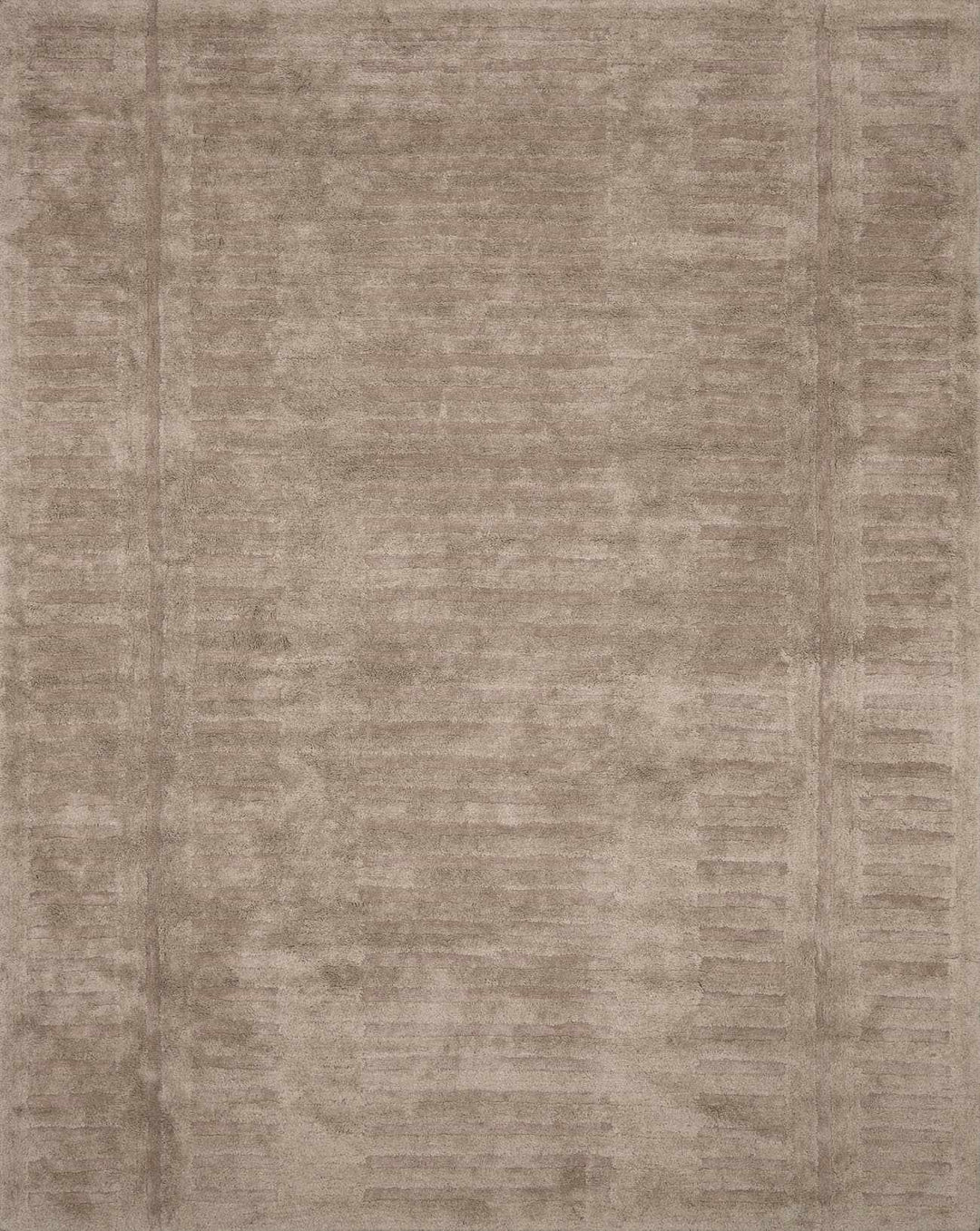 Broken-Stripe Hand-Tufted Washable Wool Area Rug - The Rug Decor