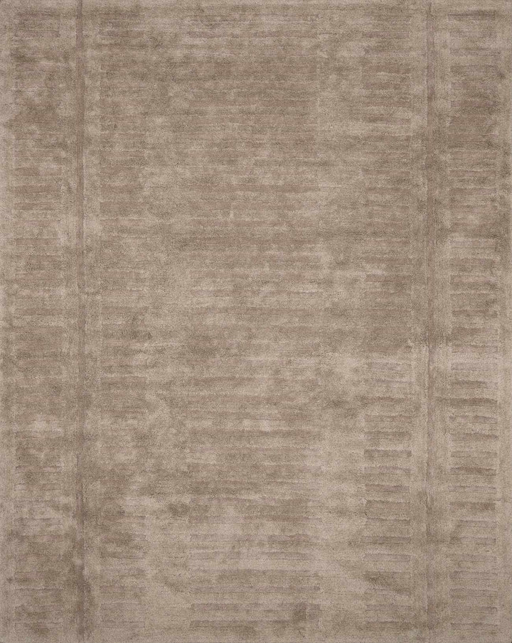 Broken-Stripe Hand-Tufted Washable Wool Area Rug - The Rug Decor