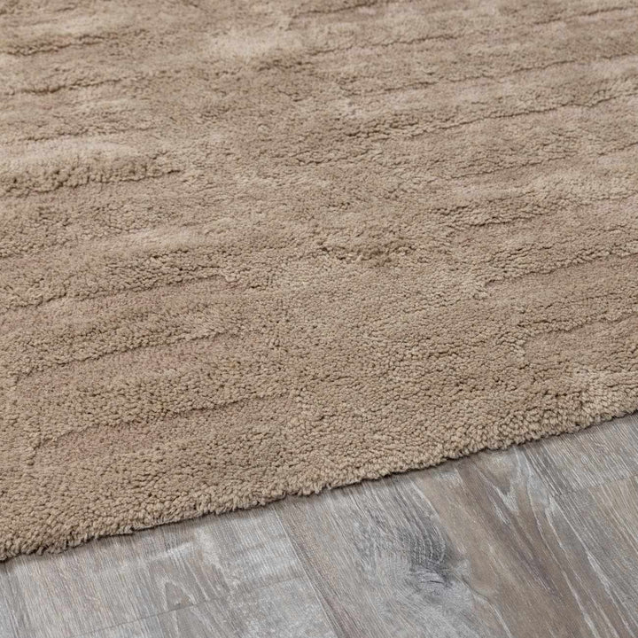 Broken-Stripe Hand-Tufted Washable Wool Area Rug - The Rug Decor