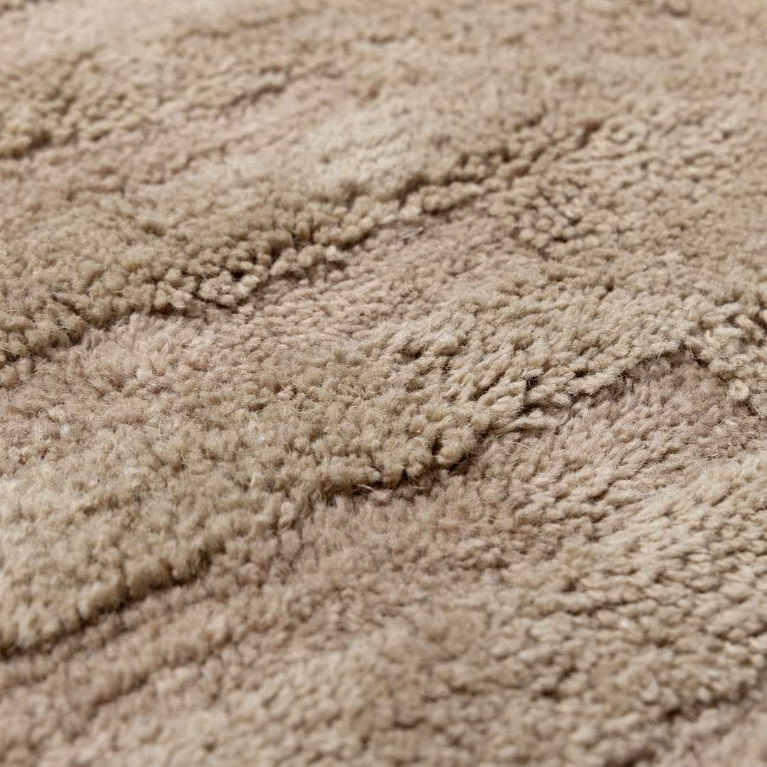 Broken-Stripe Hand-Tufted Washable Wool Area Rug - The Rug Decor