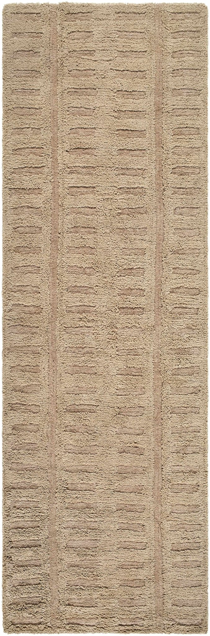 Broken-Stripe Hand-Tufted Washable Wool Area Rug - The Rug Decor