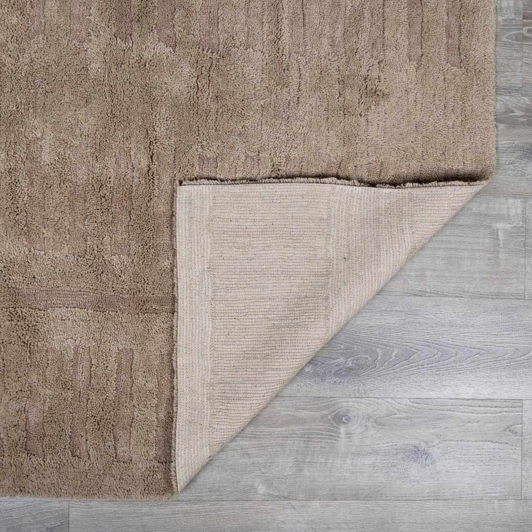 Broken-Stripe Hand-Tufted Washable Wool Area Rug - The Rug Decor