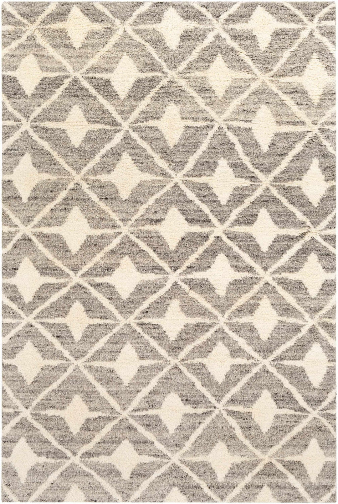 Brooksburg Modern Style Taupe And Beige Hand Knotted Area Rug - The Rug Decor
