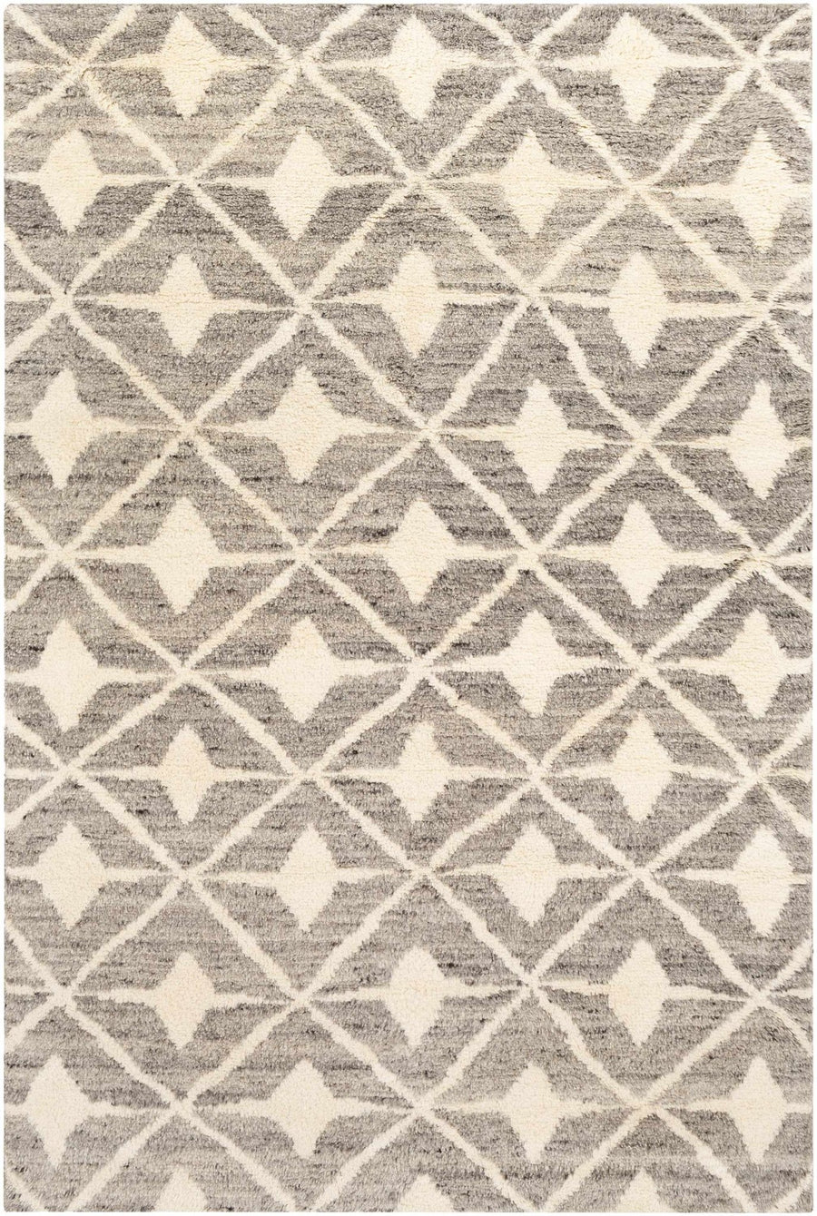 Brooksburg Modern Style Taupe And Beige Hand Knotted Area Rug - The Rug Decor