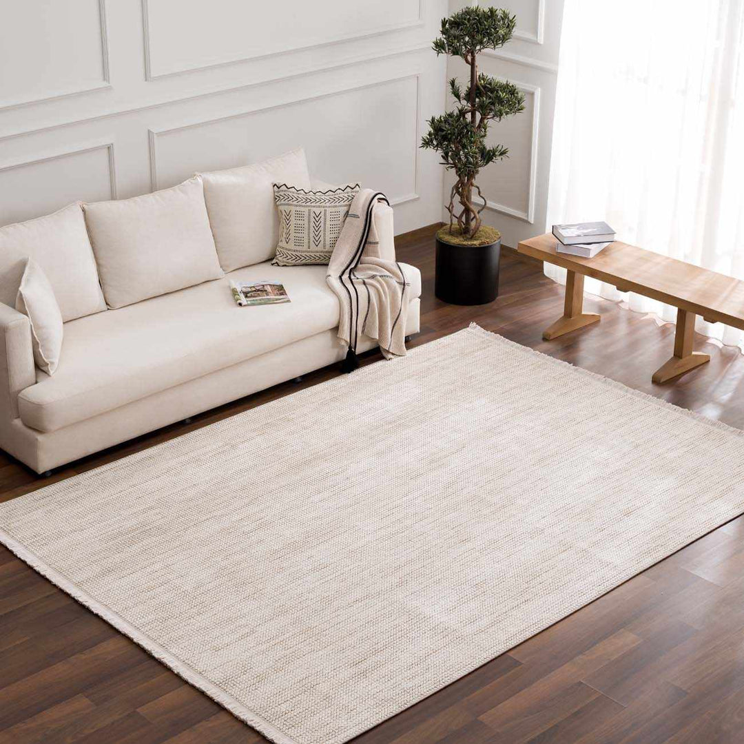 Brown And Beige Modern Style Area Rug - The Rug Decor