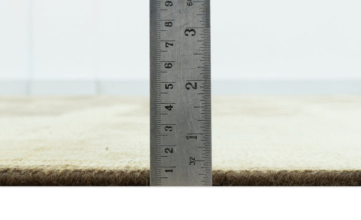 Brown And Beige Traditional Oushak Hand knotted Wool Area Rug - The Rug Decor