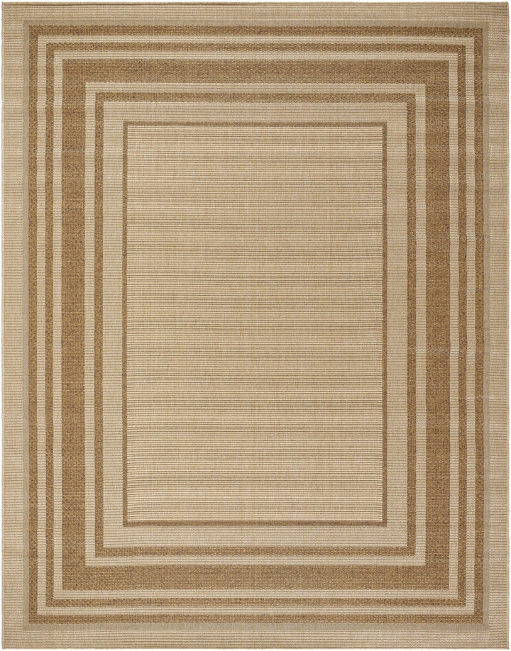 Brown And Tan Faux Jute Rug - The Rug Decor